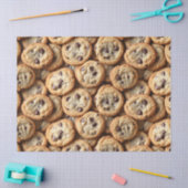 Schokolade Chip Cookies Muster Backgedanken Seidenpapier (Basteln)