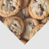 Schokolade Chip Cookies Muster Backgedanken Seidenpapier (Detail)