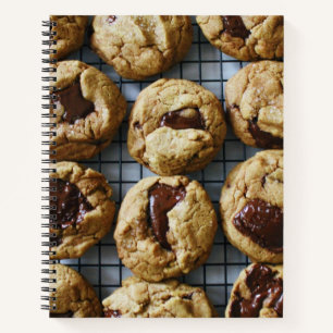 Schokolade Chip Cookies Notizblock