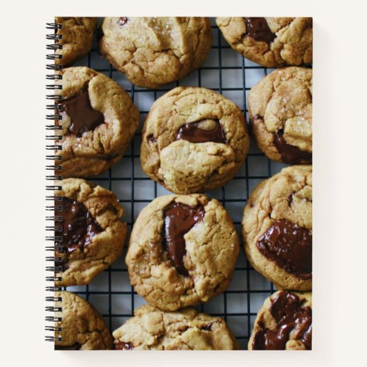 Schokolade Chip Cookies Notizblock (Vorderseite)