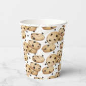 Schokolade Chip Cookies Pappbecher (Rückseite)
