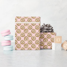 Schokolade Chip Cookies - Pink Wrapping Paper Geschenkpapier