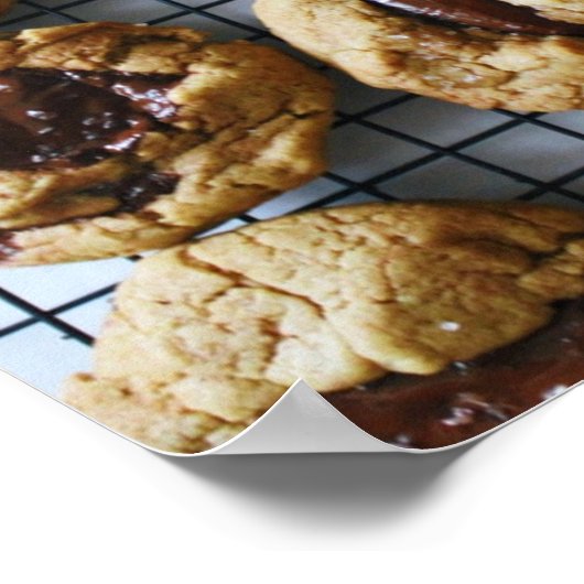 Schokolade Chip Cookies Poster (Ecke)