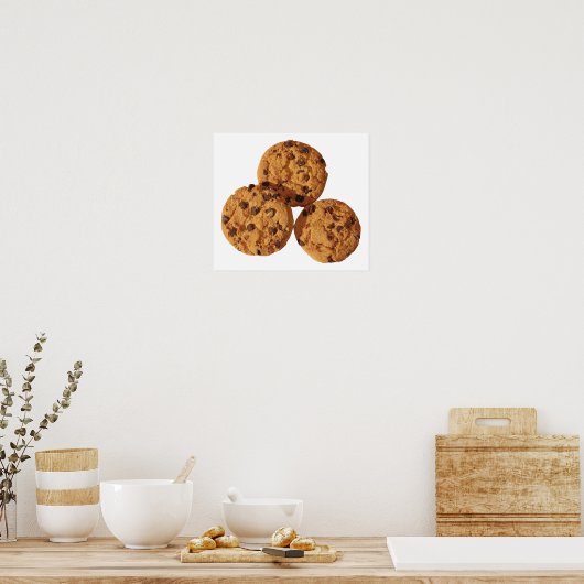 Schokolade Chip Cookies Poster (Küche)