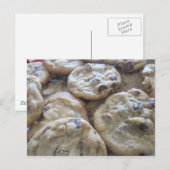 Schokolade Chip Cookies Postkarte (Vorne/Hinten)