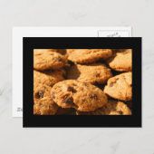 Schokolade Chip Cookies Postkarte (Vorne/Hinten)
