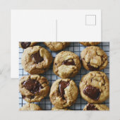 Schokolade Chip Cookies Postkarte (Vorne/Hinten)