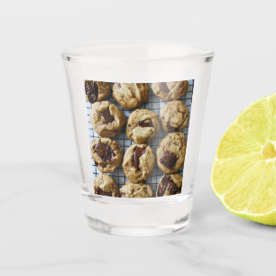 Schokolade Chip Cookies Schnapsglas
