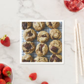 Schokolade Chip Cookies Serviette (Beispiel)
