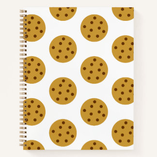 Schokolade Chip Cookies Spaß Niedlicher Dessert Sn Notizblock