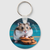 Schokolade Chip Cookies und Niedliches Hamster Schlüsselanhänger (Rückseite)