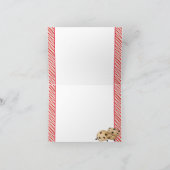 Schokolade Chip Cookies Vielen Dank Dankeskarte (Innenseite)