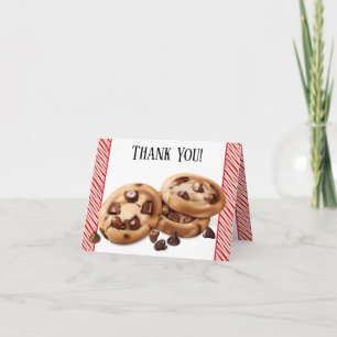 Schokolade Chip Cookies Vielen Dank Dankeskarte