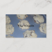 Schokolade Chip Cookies Visitenkarte (Rückseite)