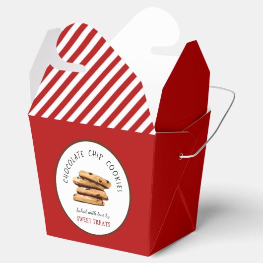 Schokolade Chip Ferienkekse Bäcker Gefallen Box Geschenkschachtel (Geöffnet)