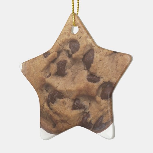 Schokolade-Chip Keramikornament (Links)