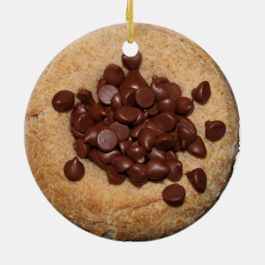 Schokolade Chip Kolache Ornament (Hinten)