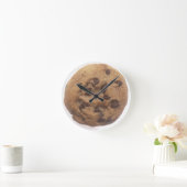 Schokolade-Chip Runde Wanduhr (Zuhause)