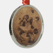 Schokolade-Chip Silbernes Ornament (Rechts)