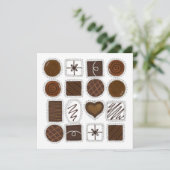 Schokolade Chokoalkoholisches Party am Valentinsta Einladung (Stehend Vorderseite)