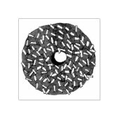 Schokolade Coconut Donut Doughnut Frühstück Briefm Gummistempel (Prägung)