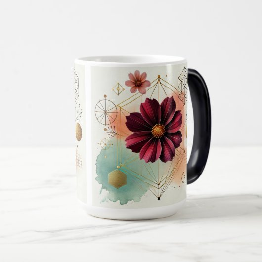 Schokolade Cosmos Tasse Design (VorderseiteRechts)