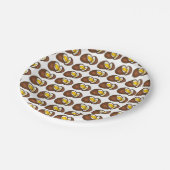 Schokolade Creme Ei Easter Bonbonplatte Pappteller (Schrägansicht)