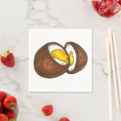 Schokolade Creme Ei Easter Candy Serviette (Beispiel)