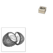 Schokolade Creme Ei Osterkörbe Bonbon Gummistempel (Stempel)