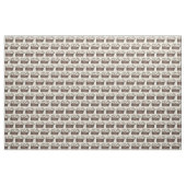 Schokolade Creme Pie Slice Dessert Futter Stoff (Fat Quarter (45,7 x 55,9 cm))