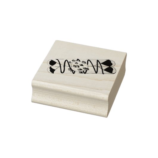 Schokolade Crêpe Pancake Frankreich Französische L Gummistempel (Stempel)