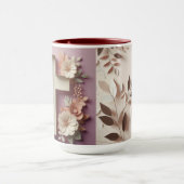 Schokolade Cross Floral Tasse ai design (Zentrum)