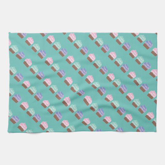 Schokolade Cupcake Baker Küche Geschirrtuch (Horizontal)
