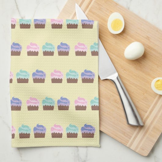 Schokolade Cupcake Baker Küche Geschirrtuch (Viertel Falte)