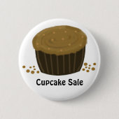 Schokolade Cupcake - Cupcake Sale Button (Vorderseite)