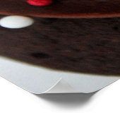 Schokolade Cupcake Fotografie drucken Poster (Ecke)