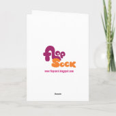 Schokolade Cupcake Geburtskarte Karte (Rückseite)