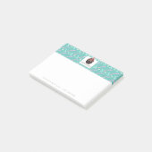 Schokolade Cupcake Sprinkles Bakery Cake Logo Post-it Klebezettel (angewinkelt)