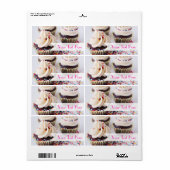Schokolade Cupcakes Sprinkles Vanilla Zuckerguss (Vorne)