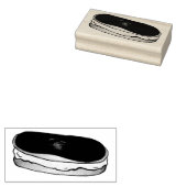 Schokolade Custard Eclair Briefmarke Gummistempel (Stempel)
