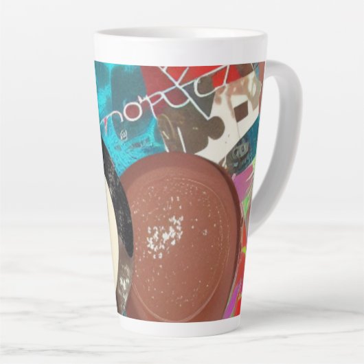 Schokolade Dinge Latte Tasse (Rechte Ecke)
