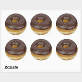 Schokolade Donut Feinschmecker Dessert Stickers (Blatt)