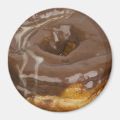 Schokolade Donut Kühlschrank oder Locker Magnet (Vorne)