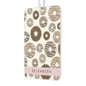 Schokolade Donuts, Karamellabüsse, Icing, Ihr Name Autolufterfrischer (Links)