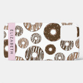 Schokolade Donuts, Karamellabüsse, Icing, Ihr Name Case-Mate iPhone Hülle (Rückseite (Horizontal))