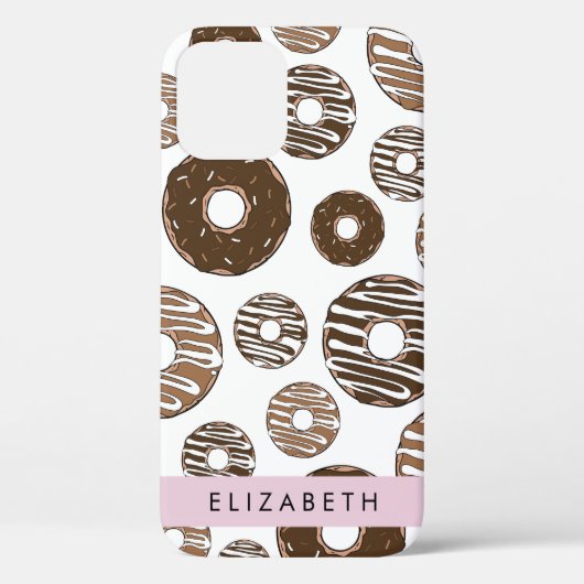 Schokolade Donuts, Karamellabüsse, Icing, Ihr Name Case-Mate iPhone Hülle (Rückseite)