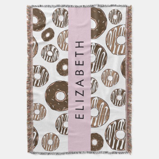 Schokolade Donuts, Karamellabüsse, Icing, Ihr Name Decke (Vorderseite Vertikal)