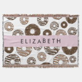 Schokolade Donuts, Karamellabüsse, Icing, Ihr Name Decke (Vorderseite)