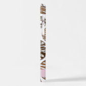 Schokolade Donuts, Karamellabüsse, Icing, Ihr Name iPhone Hülle (Linke Seite)