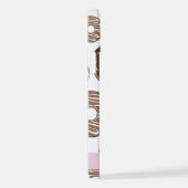 Schokolade Donuts, Karamellabüsse, Icing, Ihr Name iPhone Hülle (Rechte Seite)